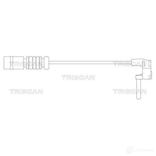Комплект предупреждающего контакта износа тормозных колодок TRISCAN 811523015 R1 C51T 5710476207555 1117510