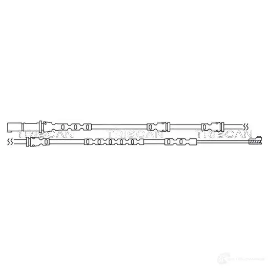 Комплект предупреждающего контакта износа тормозных колодок TRISCAN 5710476206619 1117443 811511042 YGWS B0C изображение 0