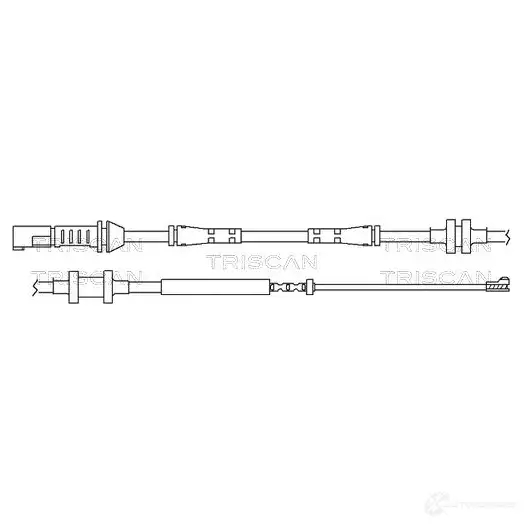 Комплект предупреждающего контакта износа тормозных колодок TRISCAN 811511044 1117445 5710476206701 27TC WN5 изображение 0