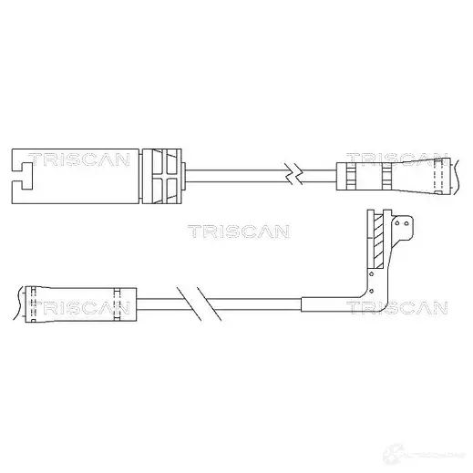 Комплект предупреждающего контакта износа тормозных колодок TRISCAN QEUCG H1 1117455 811511054 5710476206763
