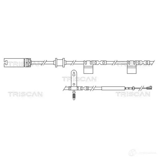 Комплект предупреждающего контакта износа тормозных колодок TRISCAN 1117492 811517018 ELH76 1 5710476207487 изображение 0