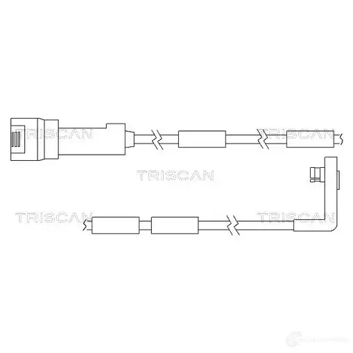 Комплект предупреждающего контакта износа тормозных колодок TRISCAN L6 QSA 5710476207845 1117521 811524008