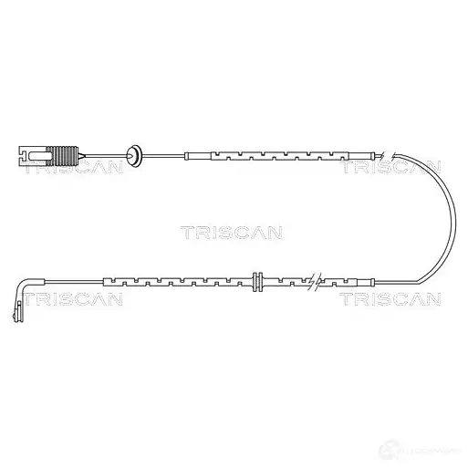 Комплект предупреждающего контакта износа тормозных колодок TRISCAN 0A1Z T2 811517002 5710476207333 1117477