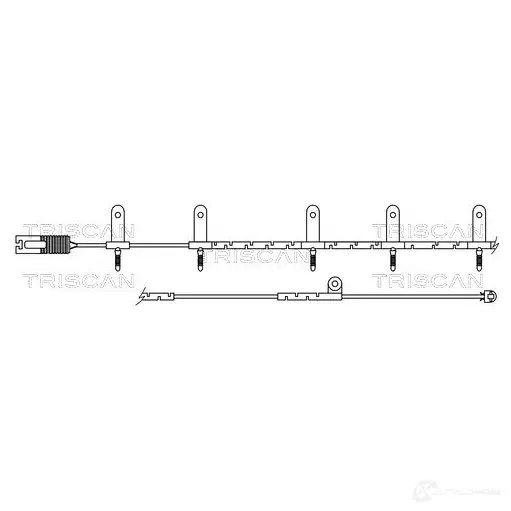 Комплект предупреждающего контакта износа тормозных колодок TRISCAN 5710476207340 7S CNH4 1117478 811517003 изображение 0