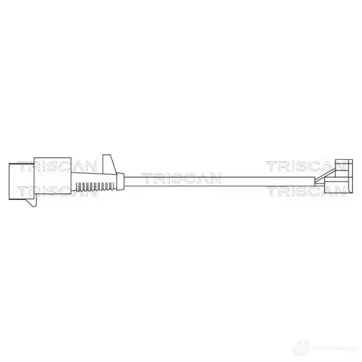 Комплект предупреждающего контакта износа тормозных колодок TRISCAN 1117470 D4O PR 5710476207296 811515004