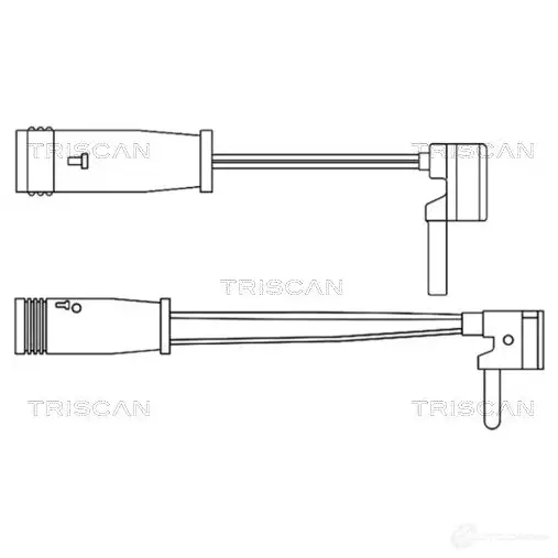 Комплект предупреждающего контакта износа тормозных колодок TRISCAN M0XVH3 X 1117511 5710476206428 811523017 изображение 0