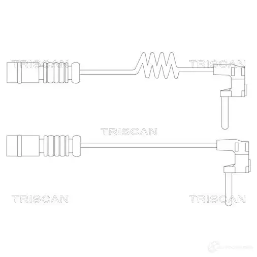 Комплект предупреждающего контакта износа тормозных колодок TRISCAN 1117514 KBZVBJ V 5710476207609 811523020