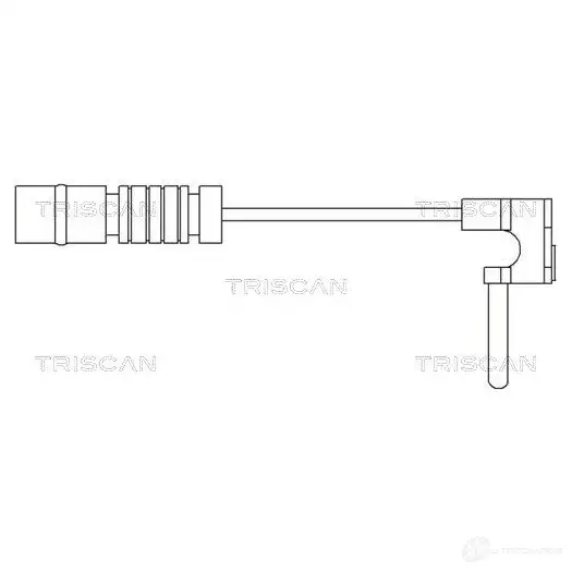 Комплект предупреждающего контакта износа тормозных колодок TRISCAN 811523007 H5WXE W 5710476206282 1117502 изображение 0