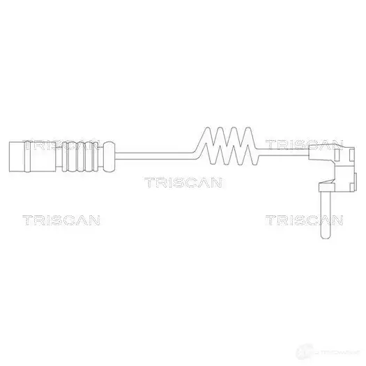 Комплект предупреждающего контакта износа тормозных колодок TRISCAN 1117508 811523013 S 0YQ2C3 5710476207531
