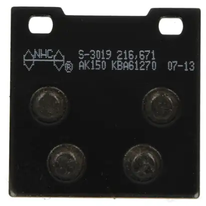 Тормозные колодки, комплект NHC s3019ak150 7M LMFZ1 1437636953