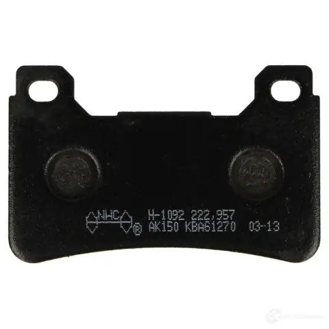 Тормозные колодки, комплект NHC h1092ak150 E9 S2QL 1437637435 - Изображение 1