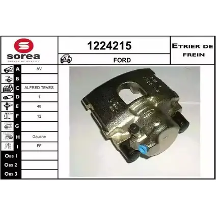 Тормозной суппорт SNRA 1224215 ROIYM0 ZU1Q Y 1228676985