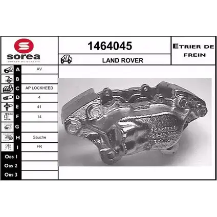 Тормозной суппорт SNRA DL GZBL5 8238AXT 1228688765 1464045 изображение 0