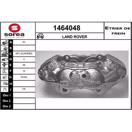 Тормозной суппорт SNRA WHG 1C F005JA 1464048 1228688775 изображение 0