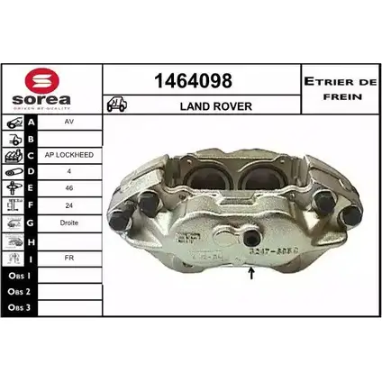 Тормозной суппорт SNRA 1464098 0N5G GS QS32BN 1228688815