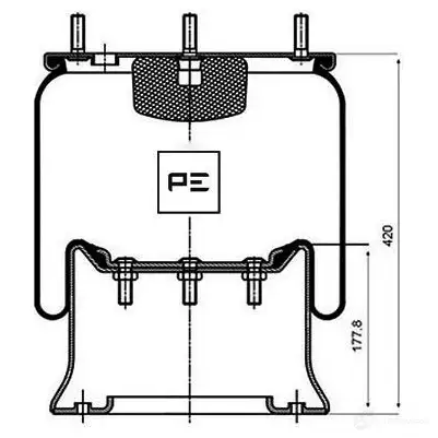 Пневмобаллон PETERS ENNEPETAL 08404771a QMKK C 1438304097
