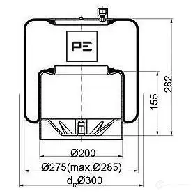 Пневмобаллон PETERS ENNEPETAL 1438304409 08410771a KV5GS 15