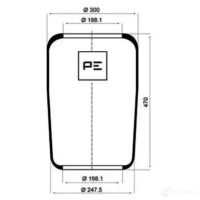 Пневмобаллон PETERS ENNEPETAL 08402370a 1438304514 E9KV 8FR изображение 0