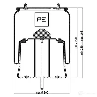 Пневмобаллон PETERS ENNEPETAL S1E BGVA 08409370a 1438304795