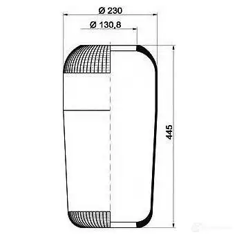 Пневмобаллон PETERS ENNEPETAL 1438305217 XL MSPG 08409720a