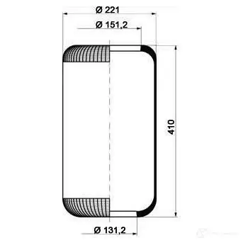 Пневмобаллон PETERS ENNEPETAL 1438305295 08413420a 3B1 WK