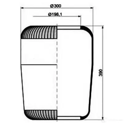 Пневмобаллон PETERS ENNEPETAL 1438305402 79 NUH 08402920a