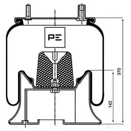 Пневмобаллон PETERS ENNEPETAL 1438305507 G 78C39X 08418171a изображение 0