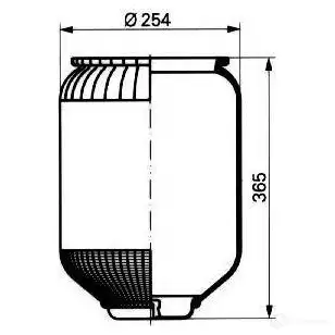 Пневмобаллон PETERS ENNEPETAL 1438306103 VYVEDC 6 08407520a