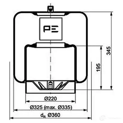 Пневмобаллон PETERS ENNEPETAL 6FQF 7C 1438306188 08411574a