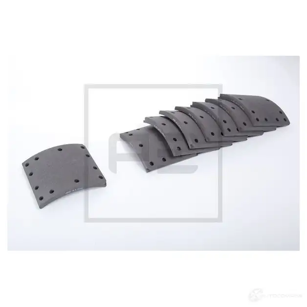 Комплект тормозных колодок, барабанный тормоз PETERS ENNEPETAL H 9L33H 1438383104 08612620a