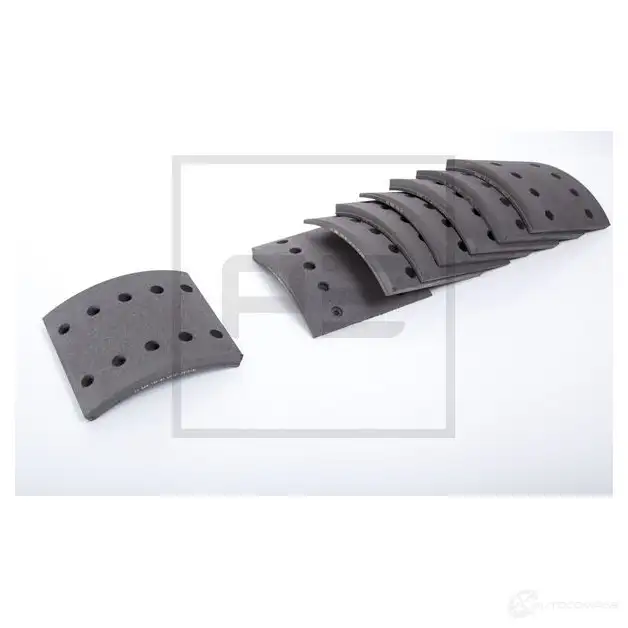 Комплект тормозных колодок, барабанный тормоз PETERS ENNEPETAL EMGS1 Q0 08610510a 1438383297