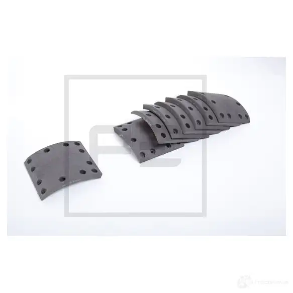 Комплект тормозных колодок, барабанный тормоз PETERS ENNEPETAL SML 7SP 08617100a 1438383371