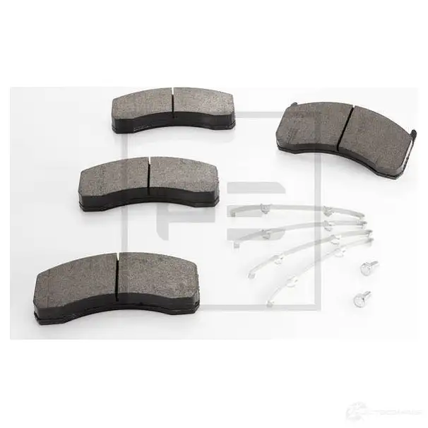 Тормозные колодки, комплект PETERS ENNEPETAL 1438474195 Y 4P7T 08632700a