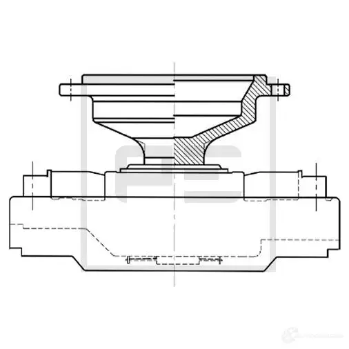 Вискомуфта PETERS ENNEPETAL 1438606590 CXAC B1 01034600a