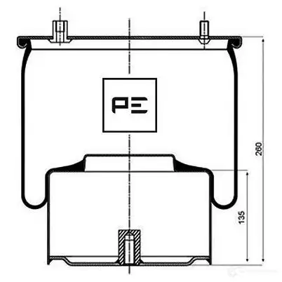 Шпилька колеса PETERS ENNEPETAL 14761300a 1439577211 WA74 HC