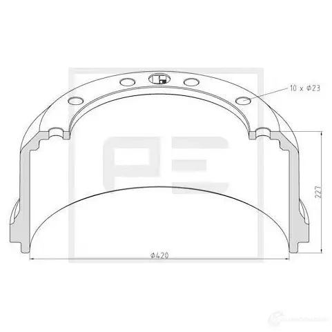 Шпилька колеса PETERS ENNEPETAL 5 1KX8V1 04704100a 1439577232