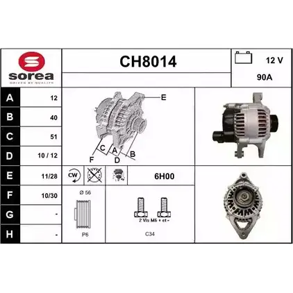 Генератор SNRA C H8014 CH8014 Q07G1 1228697613 изображение 0