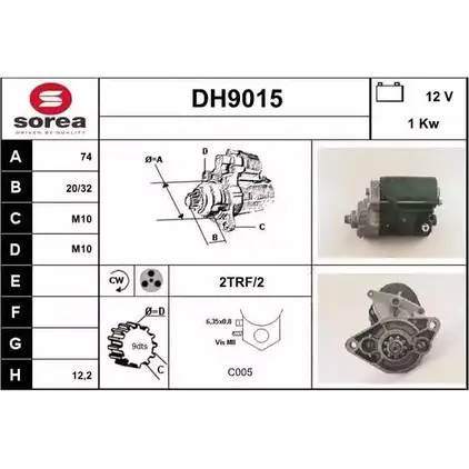 Стартер SNRA DH9015 1228698925 CLPVVU DH90 15 изображение 0
