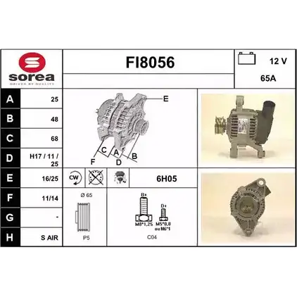 Генератор SNRA FI 8056 1228700325 FI8056 WKQQUZ изображение 0