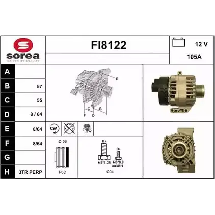 Генератор SNRA FI812 2 1228700645 I6Q6H FI8122