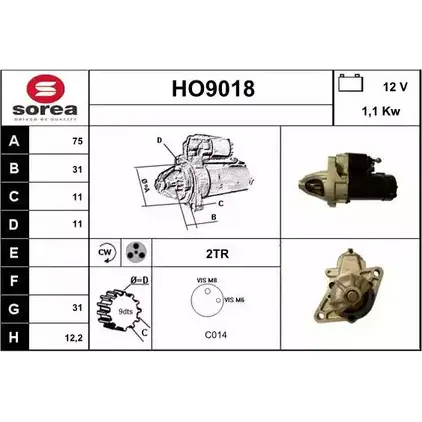 Стартер SNRA 29LPES0 A ZJHZ HO9018 1228704871 изображение 0