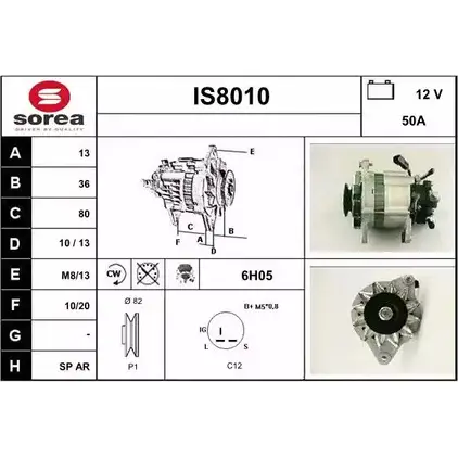 Генератор SNRA UIER2 IS80 10 1228706035 IS8010