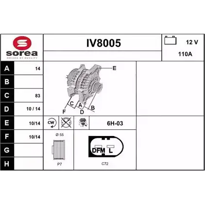 Генератор SNRA X4PFPN IV8005 F UG86N4 1228706315