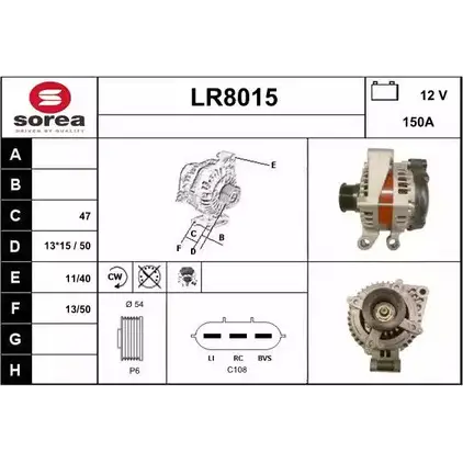 Генератор SNRA UWLJ9D 1228708335 LR8015 LR801 5 изображение 0