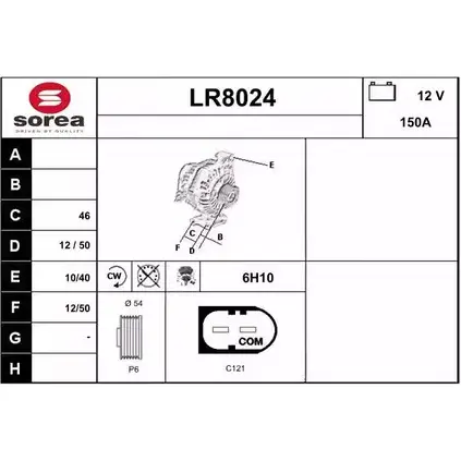 Генератор SNRA LR8024 4HNX1XP 1228708385 R 9DODJZ изображение 0