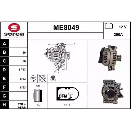 Генератор SNRA ME8049 ME 8049 1228710383 YFV5W изображение 0