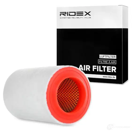 Воздушный фильтр RIDEX 4 8HGM9 8a0340 1437723669 - Изображение 1