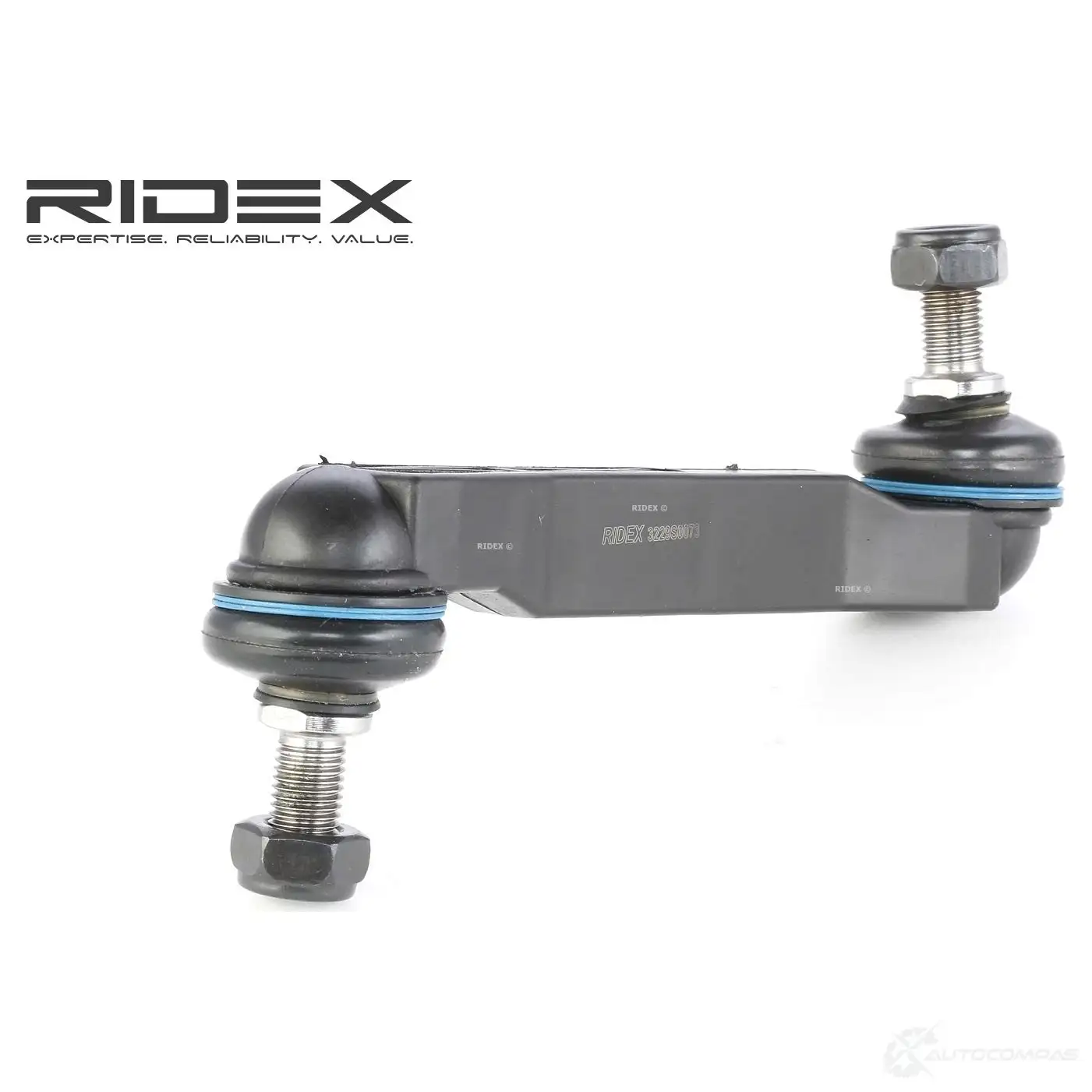 Стойка стабилизатора, тяга RIDEX 3229s0073 QK3Q 4 1437678681 изображение 0