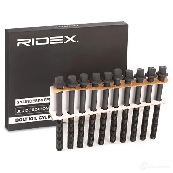 Болты ГБЦ, головки блока цилиндров RIDEX 1437733495 1217b0061 ANWK43 Y - Изображение 1