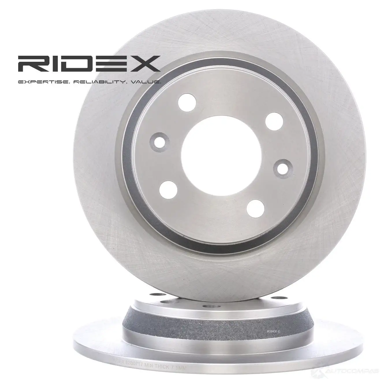 Тормозной диск RIDEX 1437708835 82b0717 LF YWZ - Изображение 1
